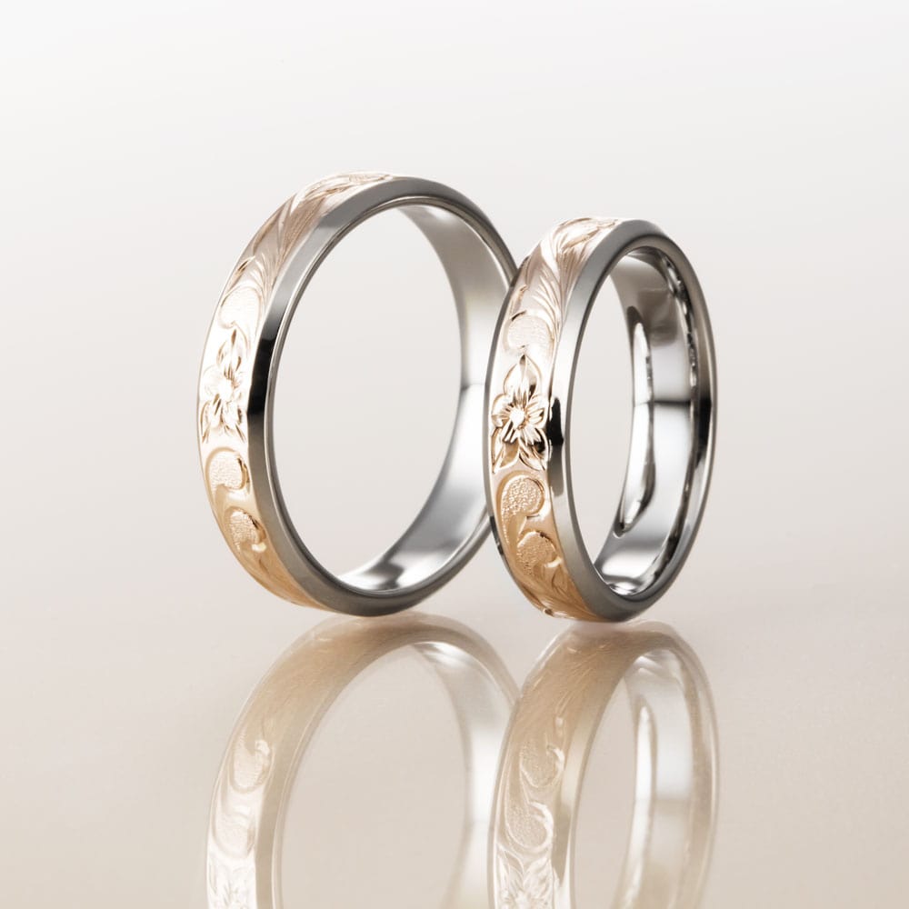 マカナ結婚指輪のレイヤータイプ4.5mm幅