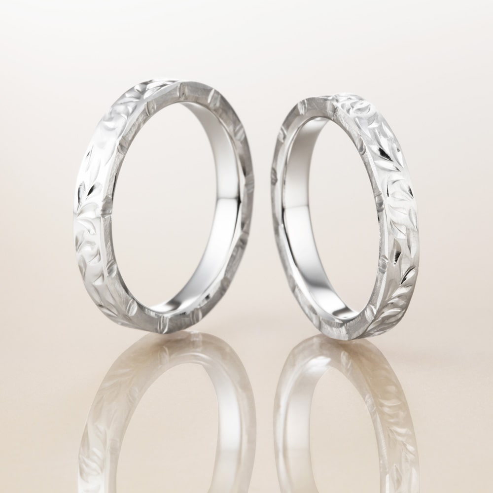 マカナ結婚指輪のスリムタイプ