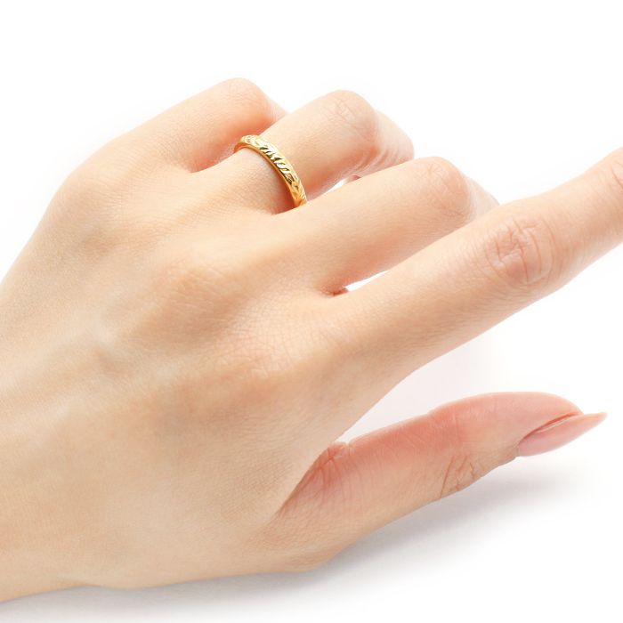 マカナ 結婚指輪 バレルタイプ